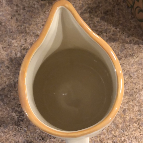 Longaberger Fruit Medley Pottery Pitcher Never Used Retired - Picture 7 of 16